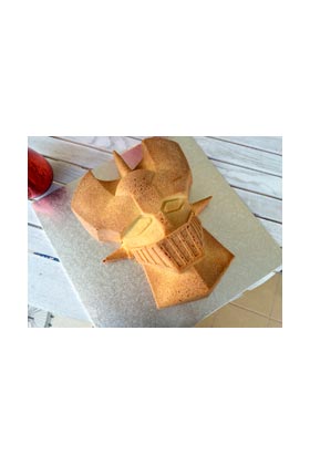 Mazinger Z Cara Molde Horno Silicona Mazinger Z