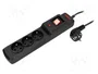 Armac Multi M3 Regleta protectora con 3 enchufes y cable de 1,5 m