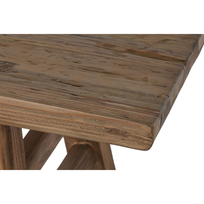 DKD Home Decor Mesa de Centro de Olmo Macizo 167x41x42,5 cm