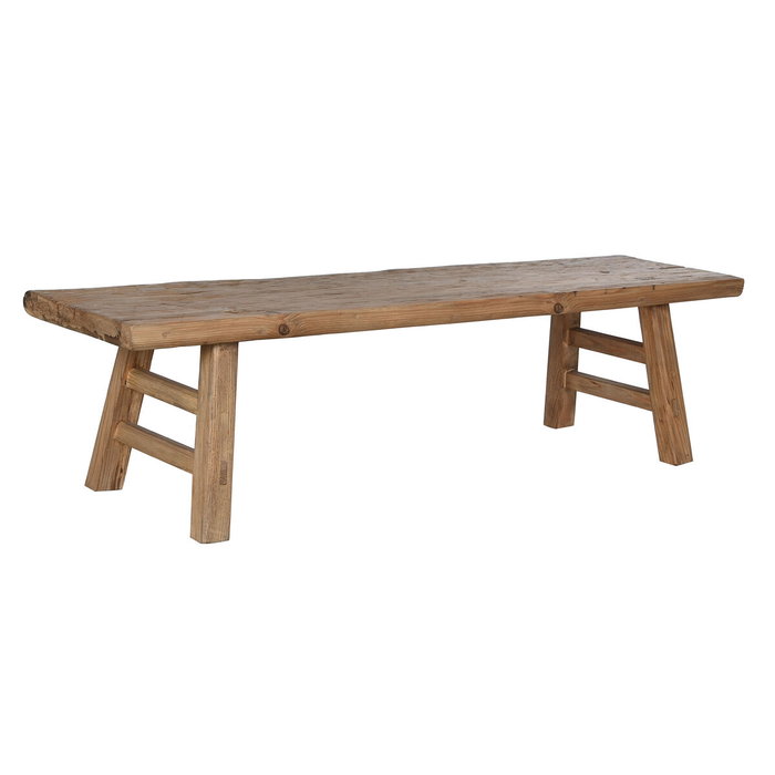 DKD Home Decor Mesa de Centro de Olmo Macizo 167x41x42,5 cm