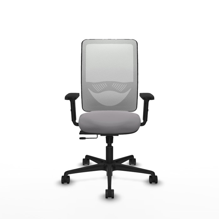 PIQUERAS Y CRESPO Silla de oficina Zulema con mecanismo Sincro/Traslack, Gris y Blanco PIQUERAS Y CRESPO Silla de oficina Zulema con mecanismo Sincro/Traslack, Gris y Blanco