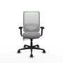 PIQUERAS Y CRESPO Silla de oficina Zulema con mecanismo Sincro/Traslack, Gris y Blanco