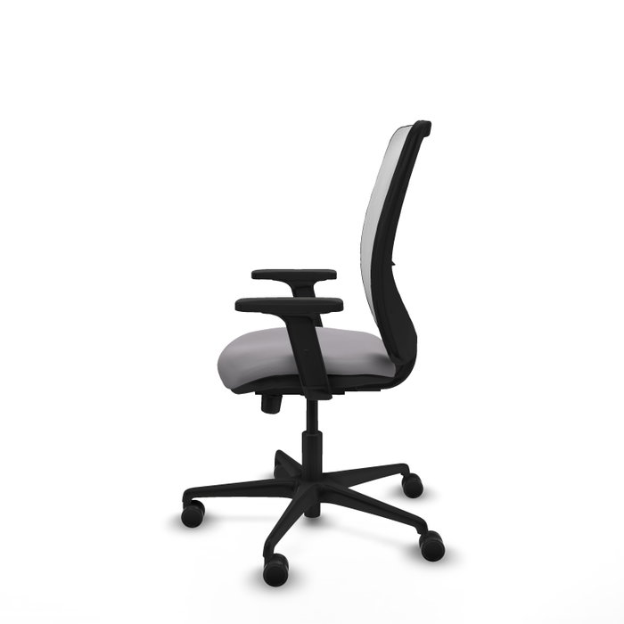 PIQUERAS Y CRESPO Silla de oficina Zulema con mecanismo Sincro/Traslack, Gris y Blanco PIQUERAS Y CRESPO Silla de oficina Zulema con mecanismo Sincro/Traslack, Gris y Blanco