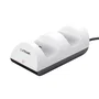 Trust GXT 254 Duo Charge Dock - Estación de Carga Doble Modular para Mando DualSense PS5 - Negro y Blanco