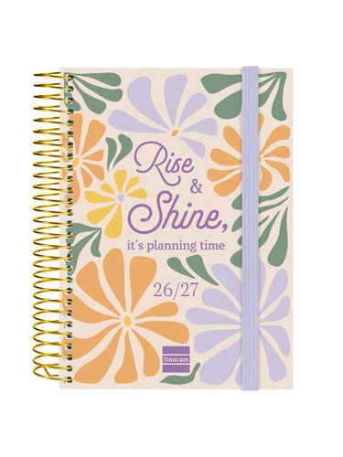 Finocam Agenda Secundaria Shine Curso 2026-2027 120x164mm Finocam Agenda Secundaria Shine Curso 2026-2027 120x164mm