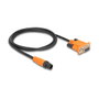 DeLOCK Cable Adaptador M12 CAN Bus Codificación A 5 Pin Macho a D-Sub 9 Hembra 1 m