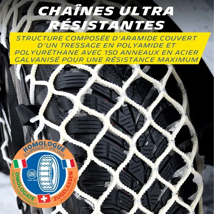 Michelin Easy Grip Limited E2 Cadenas para Nieve Negras Michelin Easy Grip Limited E2 Cadenas para Nieve Negras
