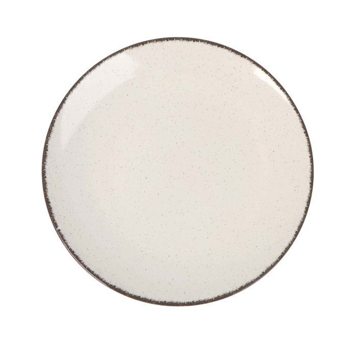La Mediterranea Plato de Postre Anllo Monaco Brillo 20 cm