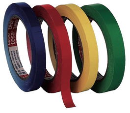 Cinta Para Cerrar Bolsas Tesa Pvc Rollo 66X12 Blanco (Set de 12)