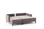 Atelier Del Sofa Sofá Cama Esquinero Izquierdo Marrón 205x85x81 cm, Cama 190x140 cm