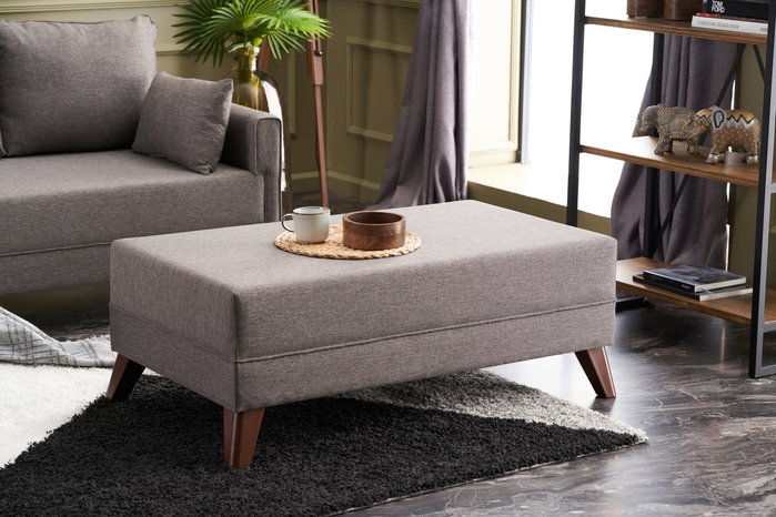 Atelier Del Sofa Sofá Cama Esquinero Izquierdo Marrón 205x85x81 cm, Cama 190x140 cm