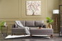 Atelier Del Sofa Sofá Cama Esquinero Izquierdo Marrón 205x85x81 cm, Cama 190x140 cm