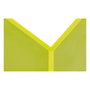 MAUL Sujetalibros 10,0 x 10,0 x 13,0 cm amarillo neón