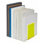 MAUL Sujetalibros 10,0 x 10,0 x 13,0 cm amarillo neón