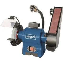 Scheppach BGS700 Cinta mixta y carrete de disco Ø150 mm 370W