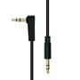 ProXtend Cable Mini-Jack 3-Pin Angled Slim M-M Negro 0.5M