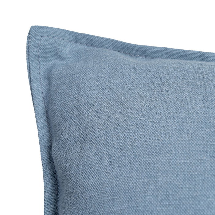 Cojín Azul 85%Algodón-15%Lino Decoración 60 X 40 cm (Set de 2)