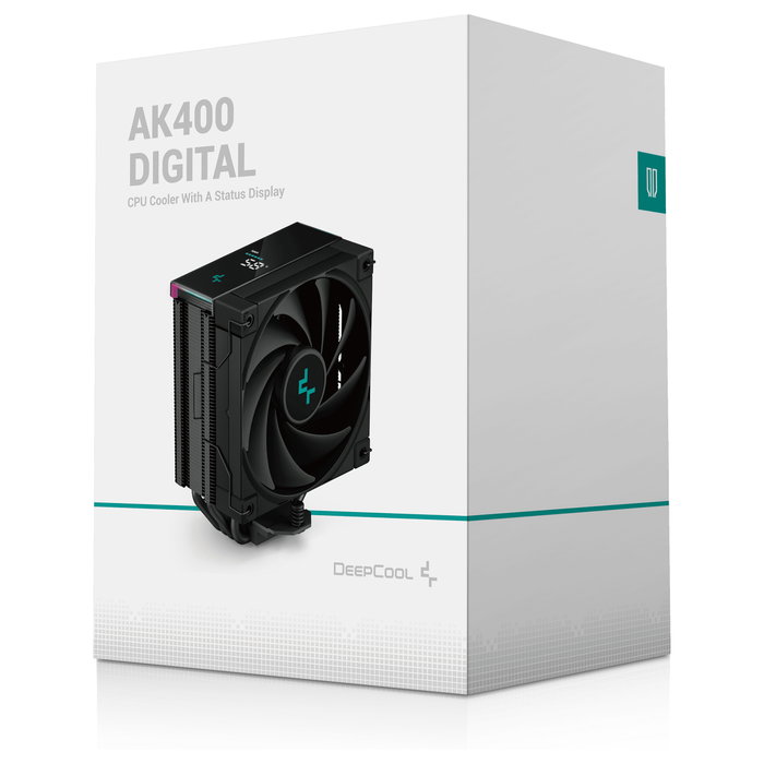 DeepCool AK400 Digital Disipador de CPU con Pantalla Digital y A-RGB DeepCool AK400 Digital Disipador de CPU con Pantalla Digital y A-RGB