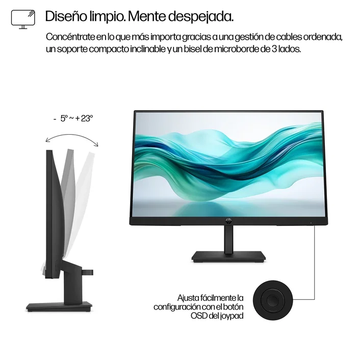 HP Series 3 Pro 322pf Monitor FHD de 21,5 pulgadas