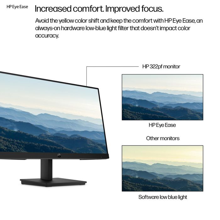 HP 322pf Monitor Series 3 Pro 21.5 Pulgadas Full HD IPS 100Hz - Pantalla de 21.5"