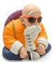 Plastoy Hucha Chibi Master Roshi Dragon Ball Multicolor