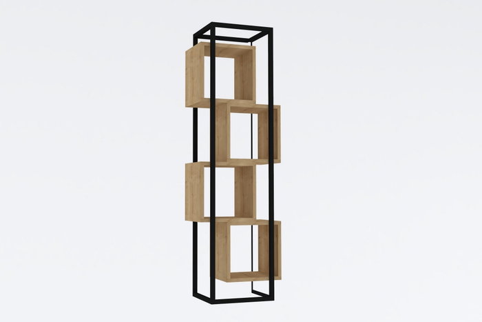 Hanah Home Estantería Zafiro Rabant 140x44x29cm Tablero de Partículas Recubierto de Melamina 18mm