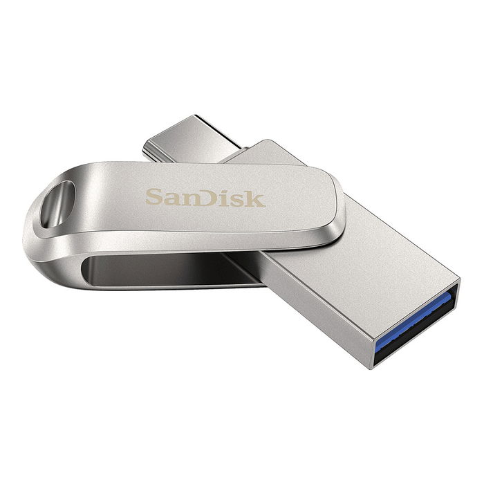 Sandisk Ultra Dual Drive Luxe Stick 512GB USB 3.1 Type-C Plata