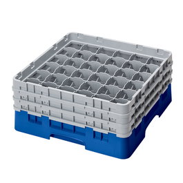 CAMBRO Cesta de lavado 36 compartimentos Azul