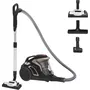 Hoover Aspirador Bidón Sin Bolsa HP720PET - 850 W - 68 dBA - Cassette 2 L - Especial Animales y Parquet