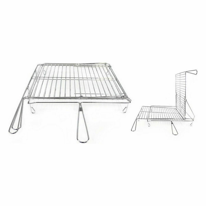 Algon Bbq Parrilla BBQ Giratoria Cromada 40x45 cm Algon Bbq Parrilla BBQ Giratoria Cromada 40x45 cm