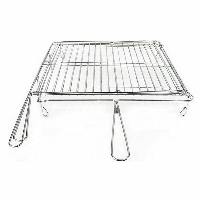 Algon Bbq Parrilla BBQ Giratoria Cromada 40x45 cm Algon Bbq Parrilla BBQ Giratoria Cromada 40x45 cm
