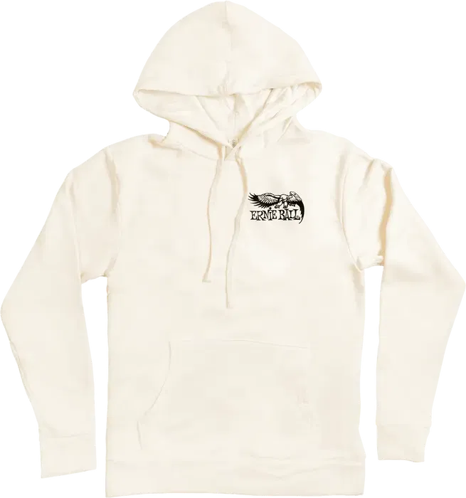 Ernie Ball Sudadera con Capucha Eagle Fleece Crema XL