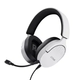 Trust Gaming Auriculares Gaming GXT 489 Fayzo con Micrófono Jack 3.5mm Blancos para PC y Consolas