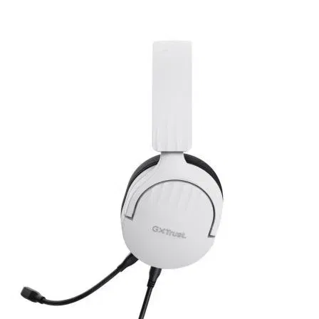 Trust Gaming Auriculares Gaming GXT 489 Fayzo con Micrófono Jack 3.5mm Blancos para PC y Consolas