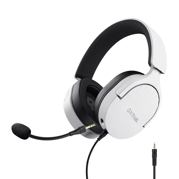 Trust GXT 489 Fayzo Auriculares Gaming con Micrófono Blanco, Jack 3,5 mm Trust GXT 489 Fayzo Auriculares Gaming con Micrófono Blanco, Jack 3,5 mm