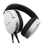 Trust GXT 489 Fayzo - Auriculares Gaming Alámbricos con Micrófono Desmontable, Diadema Ajustable, Color Blanco/Negro, Conector 3.5mm