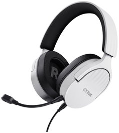 Trust GXT 489 Fayzo Auriculares Gaming con Micrófono Blanco, Jack 3,5 mm
