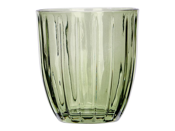 Vivalto Vaso Agua Rayas 300 ml Verde Vidrio 8.5 x 9.5 x 8.5 cm (Set de 24) Vivalto Vaso Agua Rayas 300 ml Verde Vidrio 8.5 x 9.5 x 8.5 cm (Set de 24)