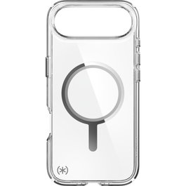 Speck Presidio Perfect Clear Case MagSafe para iPhone 17 Air, Transparente, Plata