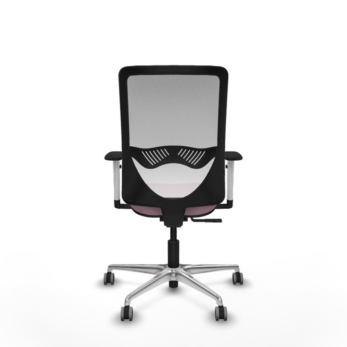 PIQUERAS Y CRESPO Silla de oficina Zulema Rosa y Blanco con mecanismo Sincro PIQUERAS Y CRESPO Silla de oficina Zulema Rosa y Blanco con mecanismo Sincro