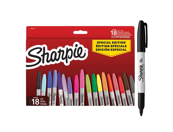 Sharpie Rotuladores Permanentes Fine Surtidos Pack de 18 Unidades