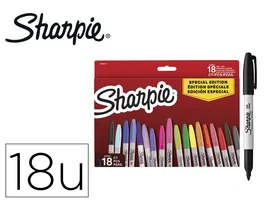 Sharpie Glam Pop Rotulador Permanente Fino Blister 18 Unidades Colores Surtidos