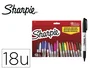 Sharpie Rotuladores Permanentes Fine Surtidos Pack de 18 Unidades