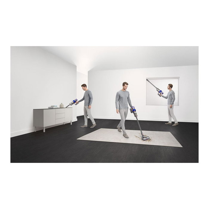 Dyson V15 Detect Fluffy Aspiradora Escoba 2 en 1 Sin Bolsa, Azul y Níquel, Cepillo Motorizado Fluffy, 60 min Autonomía Dyson V15 Detect Fluffy Aspiradora Escoba 2 en 1 Sin Bolsa, Azul y Níquel, Cepillo Motorizado Fluffy, 60 min Autonomía