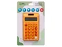 Liderpapel xf10 Calculadora Bolsillo 8 Dígitos Solar y Pilas 115x65x8 mm Naranja