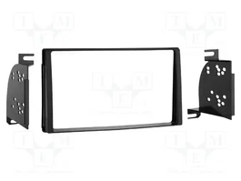 ACV Bastidor de montaje de radio 2 DIN para Hyundai y Kia, negro