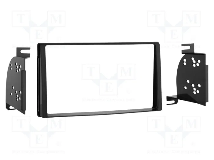 ACV Bastidor de montaje de radio 2 DIN para Hyundai y Kia, negro ACV Bastidor de montaje de radio 2 DIN para Hyundai y Kia, negro