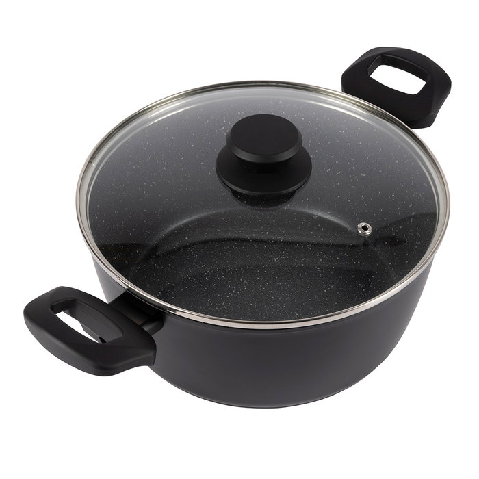 Bateria de cocina 3 piezas aluminio forjado inducción tormes san ignacio