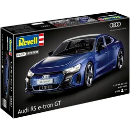 Revell REV4009803076980 Maqueta para armar Sistema Click Audi RS E-Tron GT, No requiere pegamento, Piezas pre-pintadas