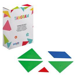 Dohe Tangram 1025 - Juego Educativo de 5 Piezas para Desarrollar la Imaginación y Creatividad, a Partir de 6 Años